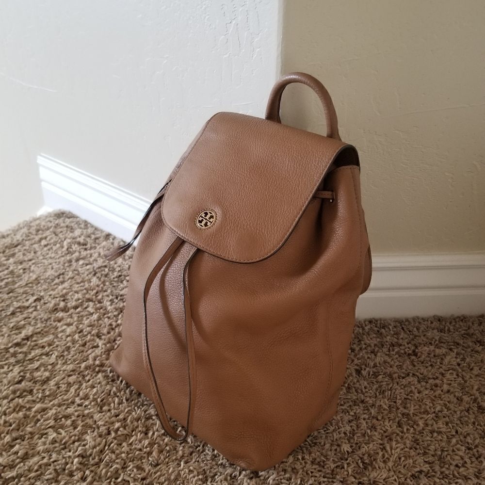 Tory Burch Leather Backpack - Picture 3 of 9